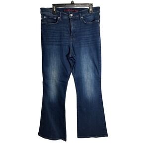 Lucky Brand Women's Dark Wash High Rise Flare Jeans Plus Size: 14/32 R